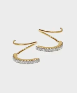 Crystal Twist Øreringe