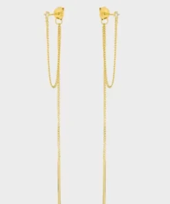 Long Thread Øreringe