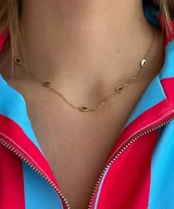 Plate Charm Halskaede